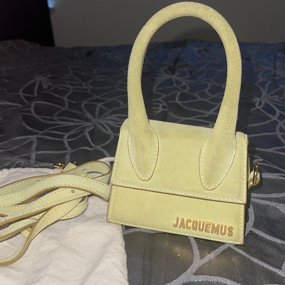 Yellow Jacquemus Le Chiquito Bag 100% authentic